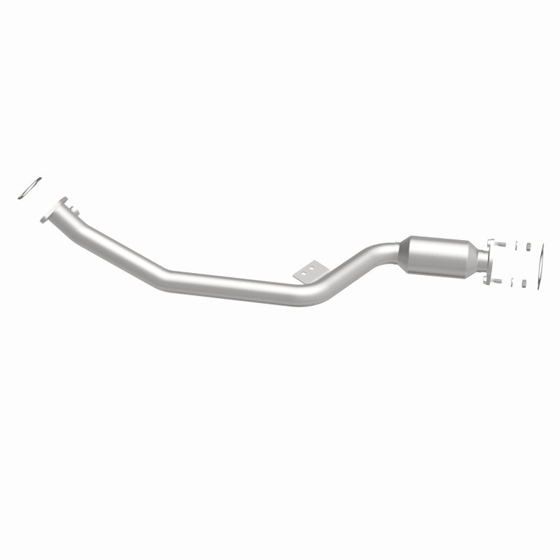 MagnaFlow 52831 oem grade direct-fit catalytic converter, side view of the turntable spin