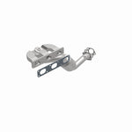 MagnaFlow 50298 hm grade manifold converter, opposite front three-quarter view of the turntable spin