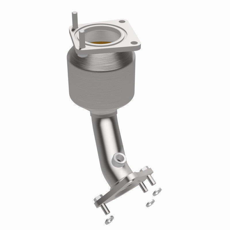 MagnaFlow 52163 oem grade direct-fit catalytic converter, opposite side view of the turntable spin