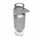 MagnaFlow 49909 oem grade manifold converter, rear three-quarter view of the turntable spin