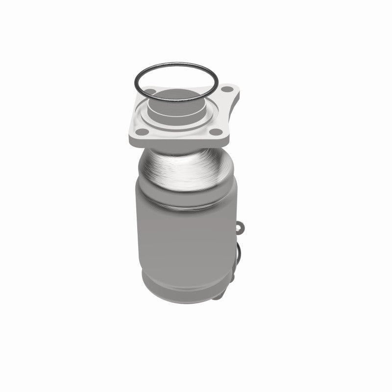 MagnaFlow 50219 hm grade direct-fit catalytic converter, opposite side view of the turntable spin