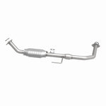 MagnaFlow 447173 carb direct-fit catalytic converter, side view of the turntable spin
