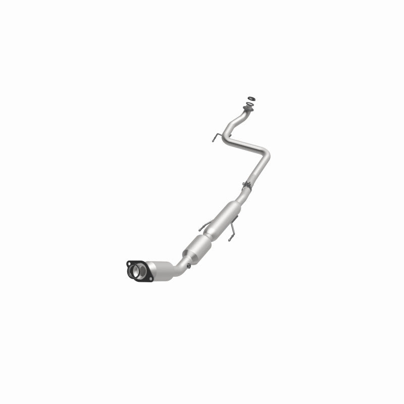 MagnaFlow 52159 oem grade direct-fit catalytic converter, opposite front three-quarter view of the turntable spin
