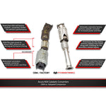 Fabspeed Twin Turbo Sport Catalytic Converters for Acura NSX 2017-2021