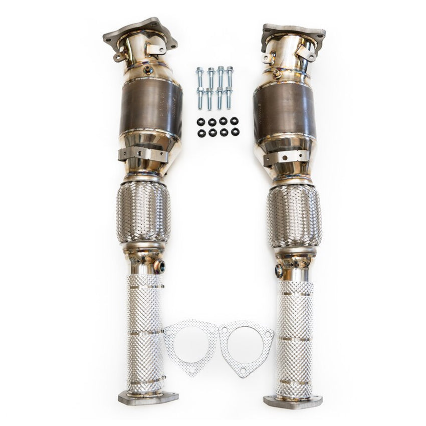 Fabspeed Twin Turbo Sport Catalytic Converters for Acura NSX 2017-2021