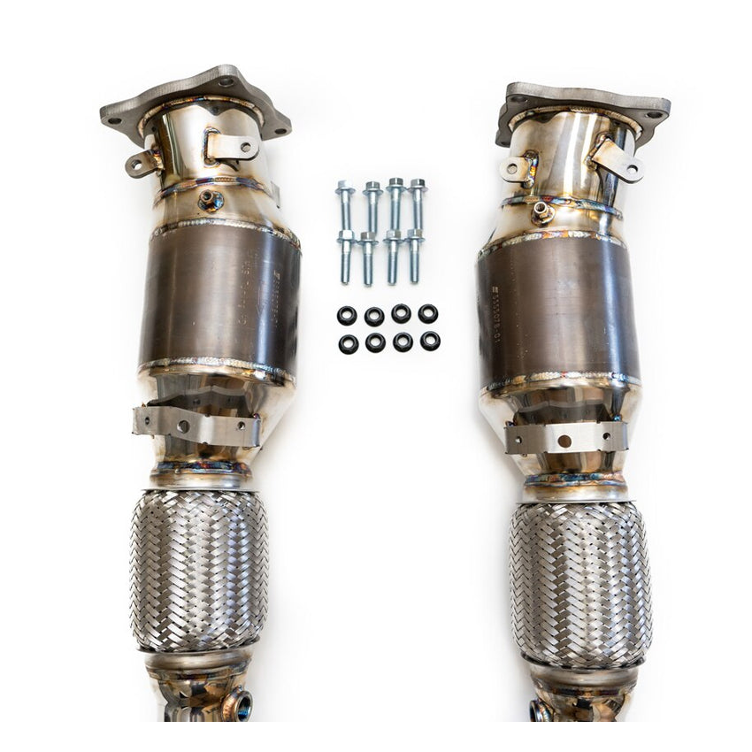 Fabspeed Twin Turbo Sport Catalytic Converters for Acura NSX 2017-2021