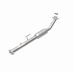 MagnaFlow 23389 hm grade direct-fit catalytic converter, rear view of the turntable spin