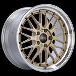 BBS LM 19x10 5x114.3 ET40 Gold Center Diamond Cut Lip Wheel - 82mm PFS/Clip Required