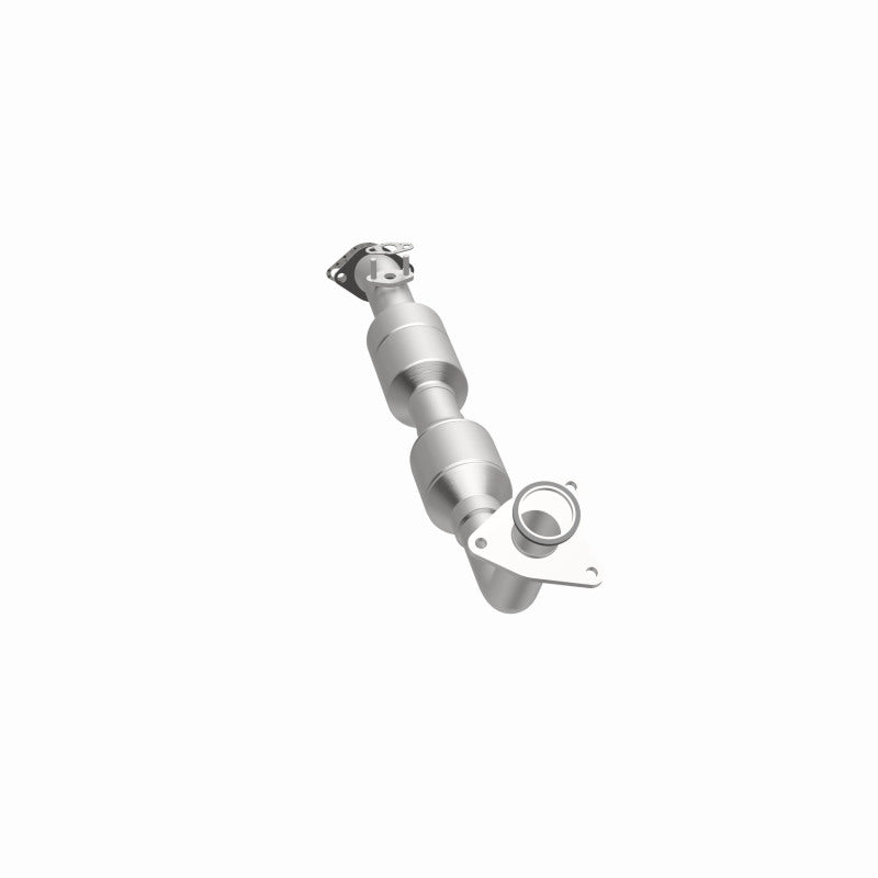MagnaFlow 447266 carb direct-fit catalytic converter, opposite side view of the turntable spin