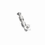 MagnaFlow 447266 carb direct-fit catalytic converter, opposite side view of the turntable spin