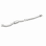 MagnaFlow 52726 oem grade direct-fit catalytic converter, front three-quarter view of the turntable spin