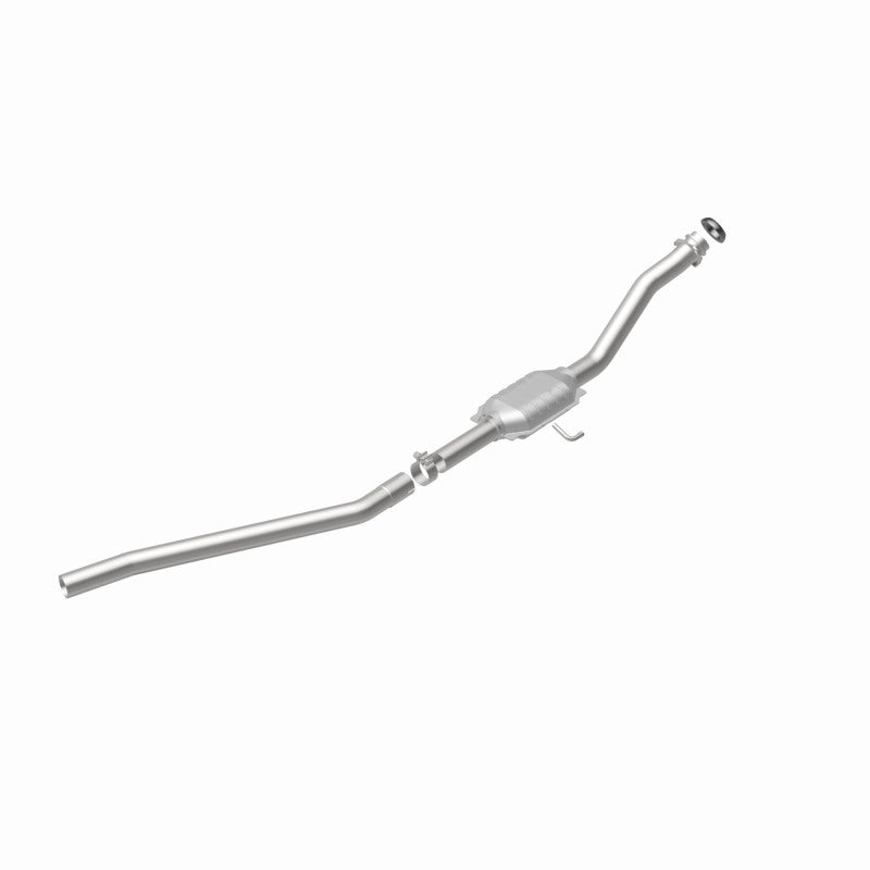 MagnaFlow 3391274 carb direct-fit catalytic converter, rear view of the turntable spin