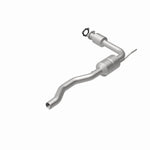 MagnaFlow 23181 hm grade direct-fit catalytic converter, rear view of the turntable spin