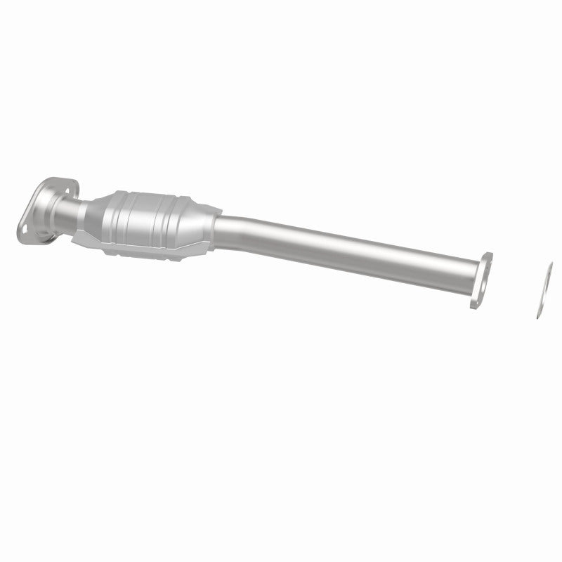 MagnaFlow 23397 hm grade direct-fit catalytic converter, side view of the turntable spin