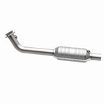 MagnaFlow 24430 hm grade direct-fit catalytic converter, side view of the turntable spin