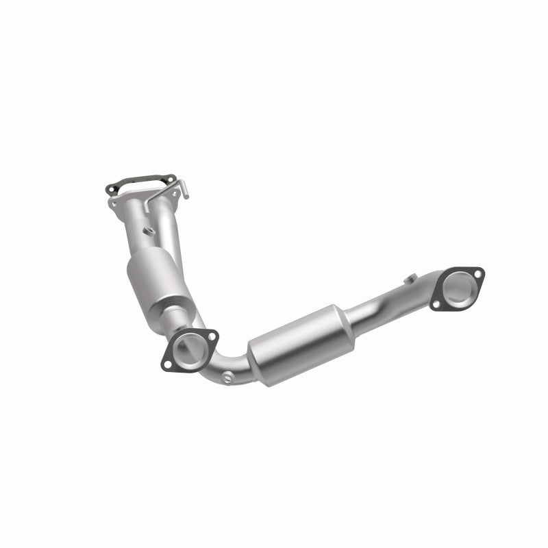 MagnaFlow 5481682 carb direct-fit catalytic converter, opposite side view of the turntable spin