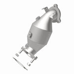 MagnaFlow 49251 oem grade direct-fit catalytic converter, rear view of the turntable spin