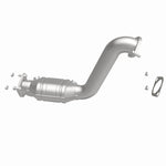 MagnaFlow 52298 oem grade direct-fit catalytic converter, side view of the turntable spin