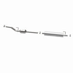 MagnaFlow 52290 oem grade direct-fit catalytic converter, side view of the turntable spin
