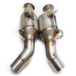 Fabspeed Primary Sport Catalytic Converter Downpipes for Alfa Romeo Giulia Quadrifoglio 2016-2021