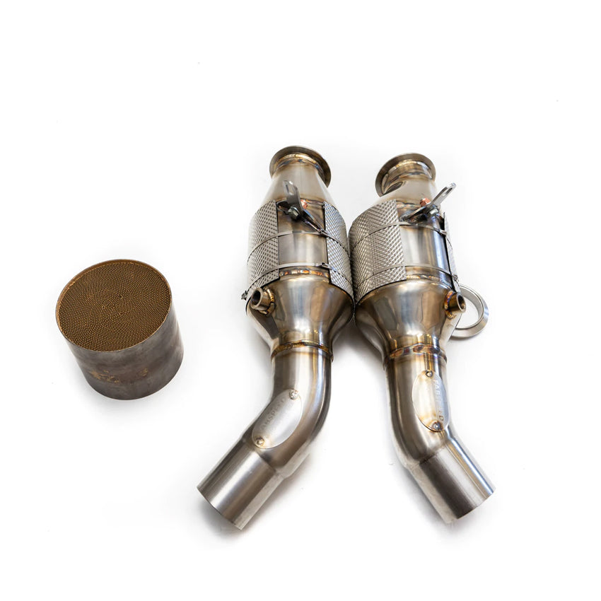 Fabspeed Primary Sport Catalytic Converter Downpipes for Alfa Romeo Giulia Quadrifoglio 2016-2021