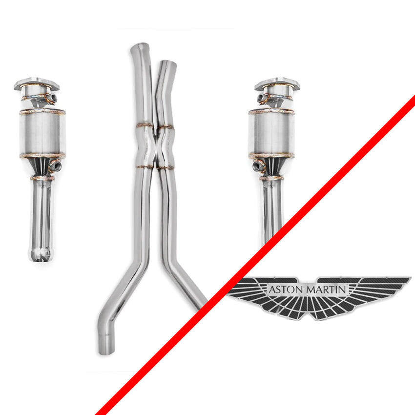 Fabspeed Sport Cat X-Pipe Exhaust System for Aston Martin V8 Vantage 2005-2010