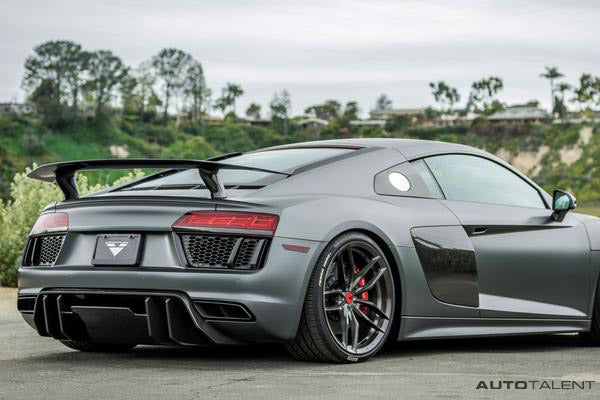 Vorsteiner VRS Aero Rear Diffuser Carbon Fiber PP 2x2 Glossy AUDI R8  (2017+) - autotalent