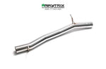 ARMYTRIX Stainless Steel Valvetronic Catback Exhaust System Dual Matte Black Tips For Audi TT MK3 8S 2015-2021