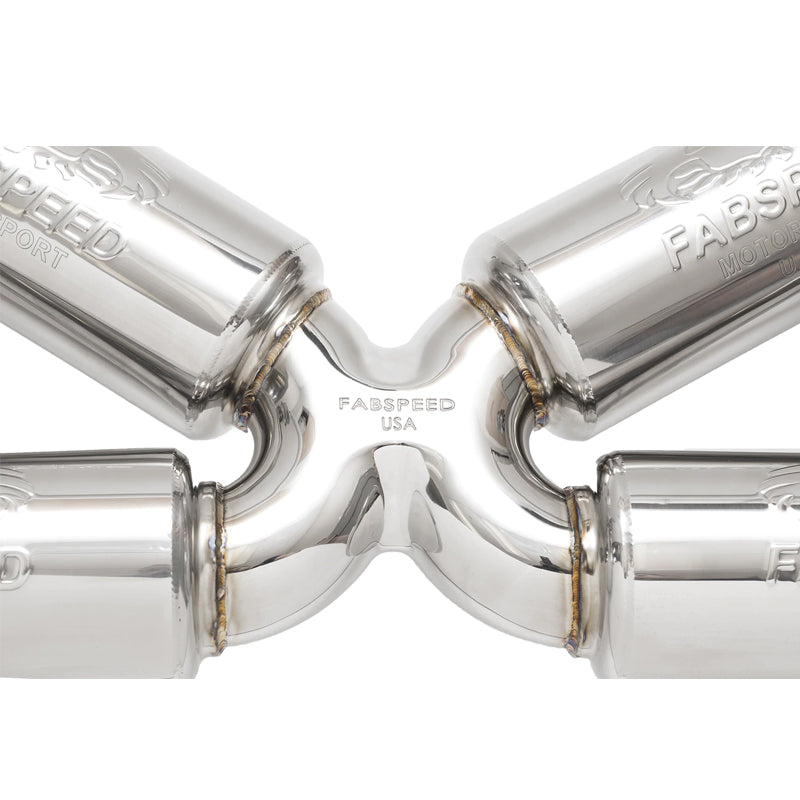 Fabspeed Supersport X-Pipe Exhaust System for Audi R8 V10 (2009-2015)