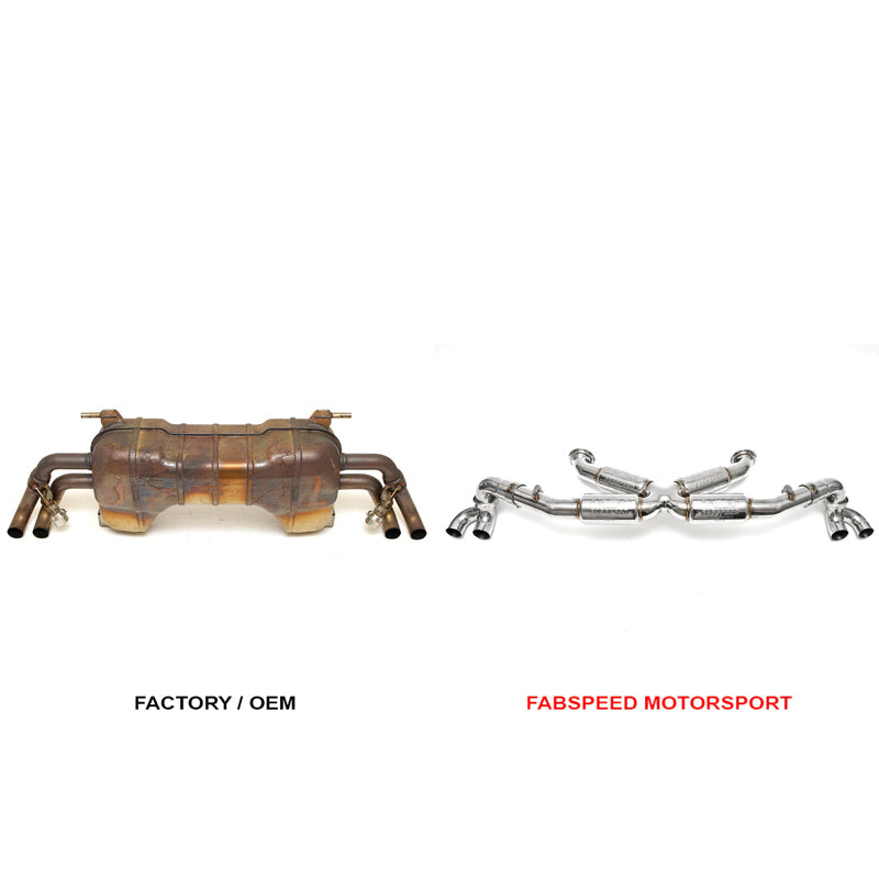 Fabspeed Supersport X-Pipe Exhaust System for Audi R8 V10 (2009-2015)