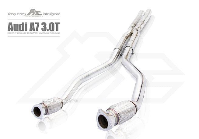 FI Exhaust Ultra High Flow Downpipe For Audi A7 Sportback 2010-2014
