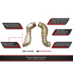 Fabspeed HJS German 200CPSI Sport Catalytic Converters for McLaren 720s 2018-2021