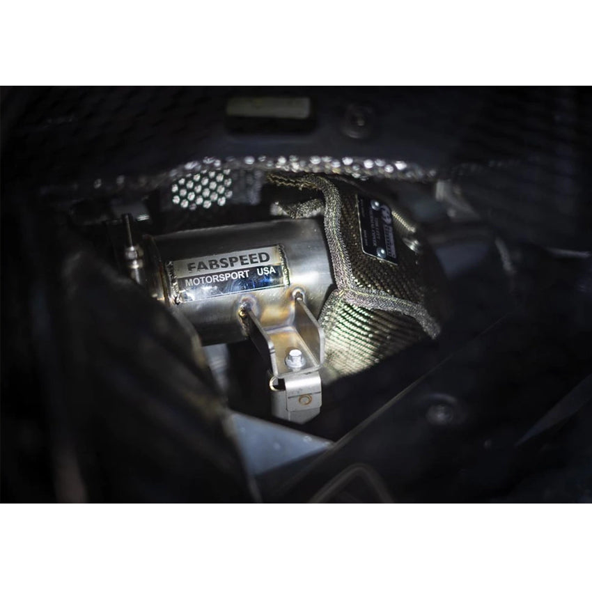 Fabspeed HJS German 200CPSI Sport Catalytic Converters for McLaren 720s 2018-2021