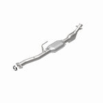 MagnaFlow 23329 hm grade direct-fit catalytic converter, rear view of the turntable spin
