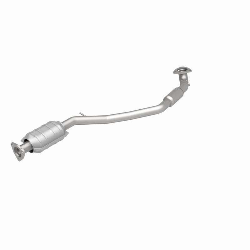 MagnaFlow 49960 oem grade direct-fit catalytic converter, rear view of the turntable spin