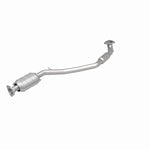 MagnaFlow 49960 oem grade direct-fit catalytic converter, rear view of the turntable spin