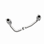 MagnaFlow 24397 hm grade direct-fit catalytic converter, opposite side view of the turntable spin