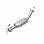 MagnaFlow 23752 hm grade direct-fit catalytic converter, rear view of the turntable spin