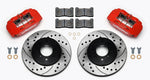 Wilwood DPHA Front Caliper & Rotor Kit Drill Red Honda / Acura w/ 262mm OE Rotor