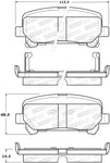 StopTech Street Brake Pads - Front