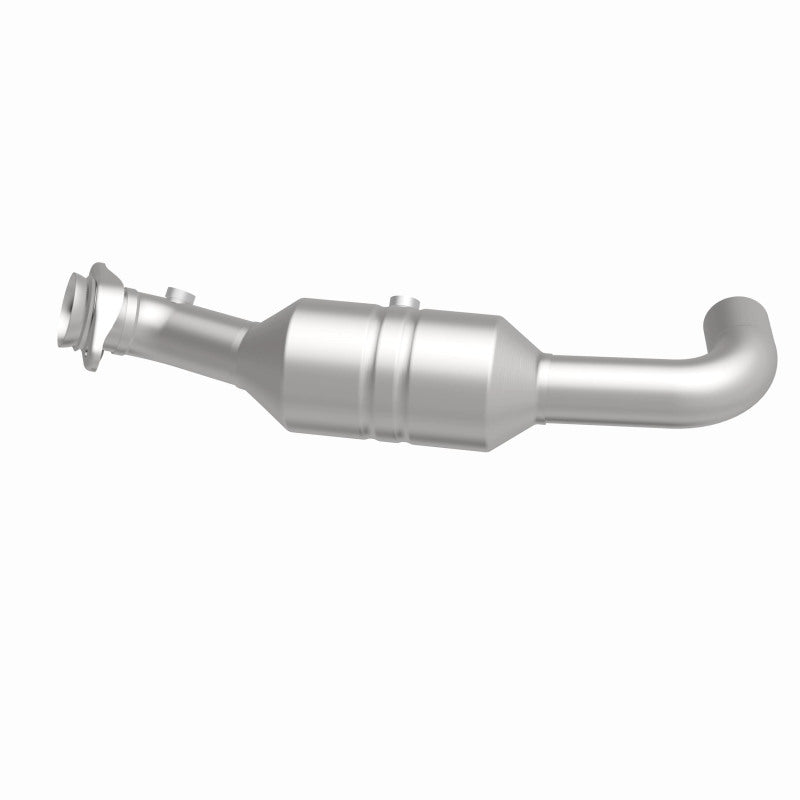MagnaFlow 52296 oem grade direct-fit catalytic converter, side view of the turntable spin