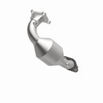MagnaFlow 52184 oem grade direct-fit catalytic converter, opposite rear three-quarter view of the turntable spin