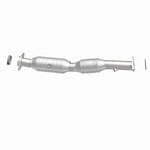 MagnaFlow 23137 hm grade direct-fit catalytic converter, side view of the turntable spin