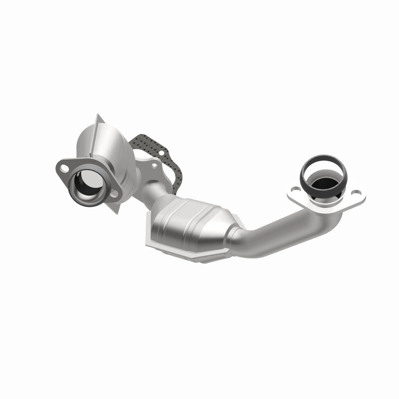 MagnaFlow 49401 oem grade direct-fit catalytic converter, opposite side view of the turntable spin