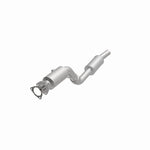 MagnaFlow 49903 oem grade direct-fit catalytic converter, opposite front three-quarter view of the turntable spin