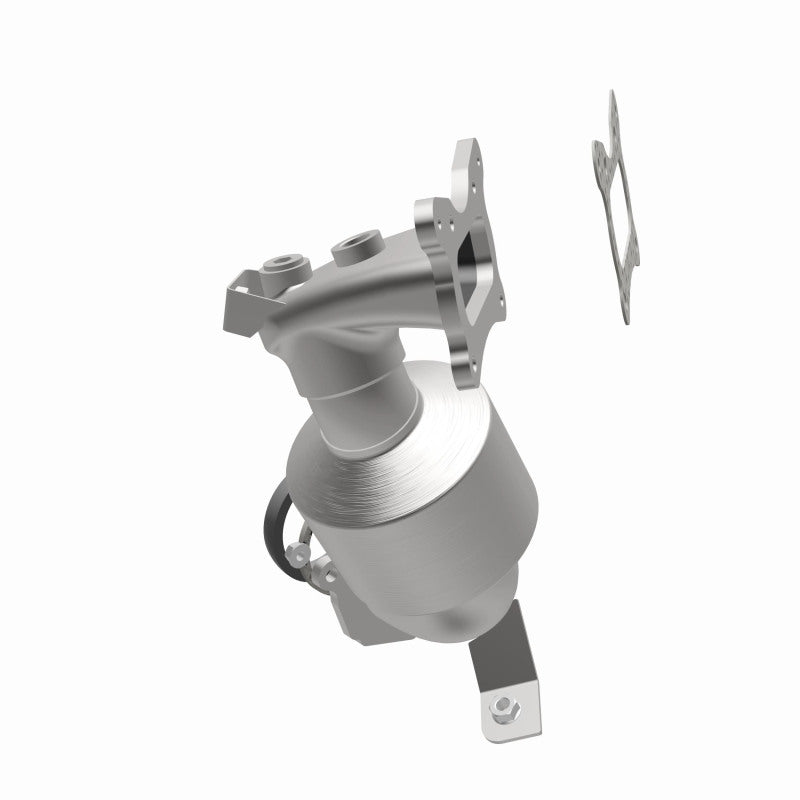 MagnaFlow 52032 oem grade manifold converter, opposite side view of the turntable spin