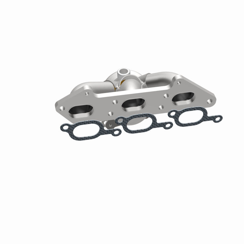 MagnaFlow 23213 hm grade manifold converter, opposite side view of the turntable spin