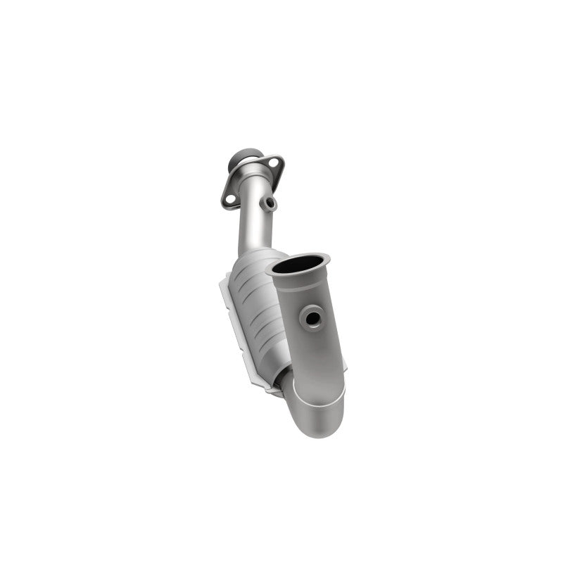 MagnaFlow 93383 hm grade direct-fit catalytic converter, opposite side view of the turntable spin