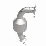 MagnaFlow 52001 oem grade direct-fit catalytic converter, side view of the turntable spin