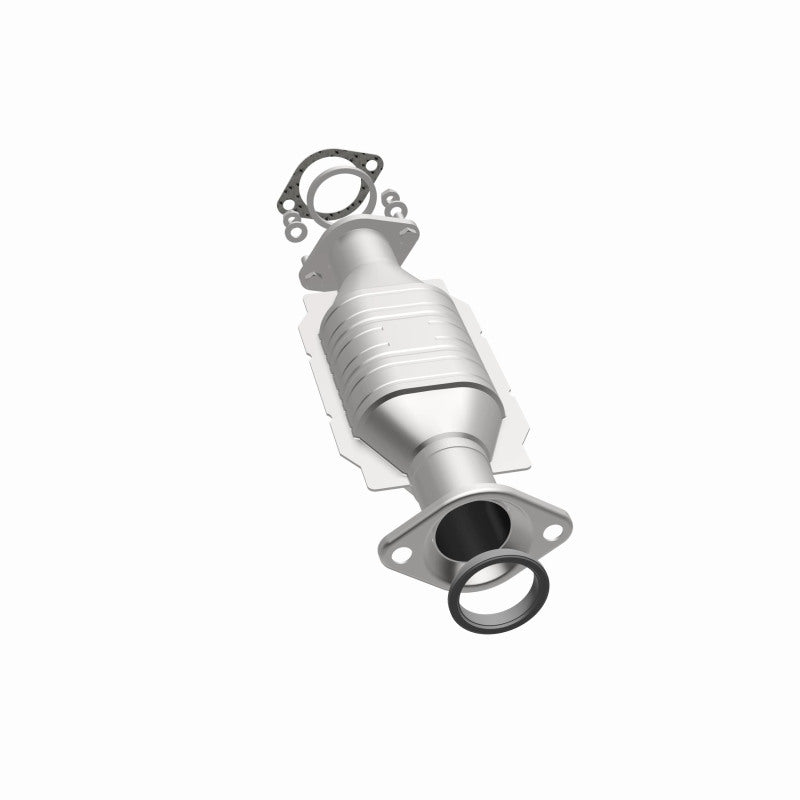 MagnaFlow 52174 oem grade direct-fit catalytic converter, opposite side view of the turntable spin